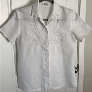 Vintage Linen Blouse